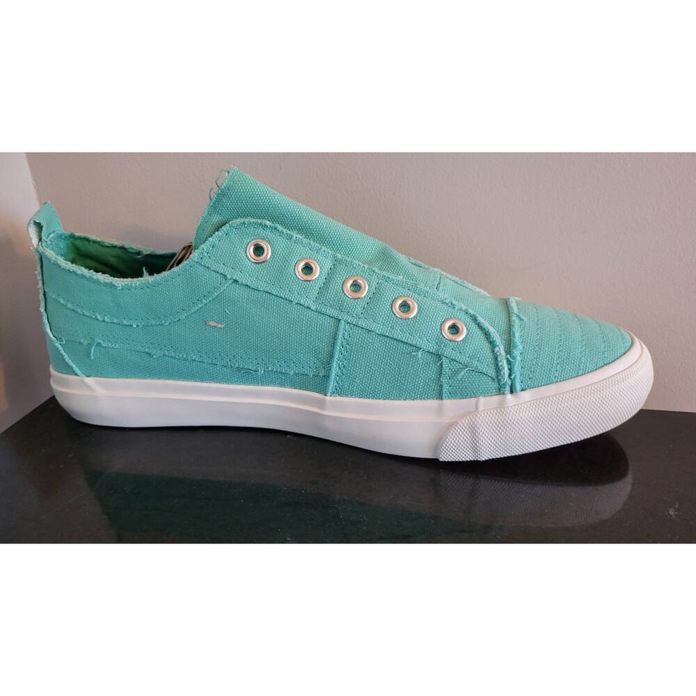 NEW Corkys Tennis Shoes Aqua Babalu Womens Size 10 Slip On Sneakers - Picture 6 of 16